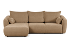 Ecksofa mit Schlaffunktion und Bettkasten, L-form 255x165x91 cm Lola