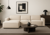 Ecksofa L-form, 3-Sitzer 284x102x70cm Lucas
