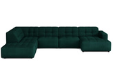 Ecksofa U-form links 364x262x70 cm modular Sofa Bergi