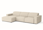 Ecksofa L-form, 3-Sitzer 284x102x70cm Lucas