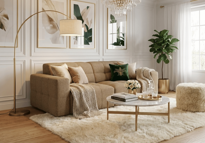 Sofa 204x102x70 cm Bergi