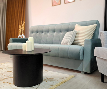 Sofa mit Schlaffunktion, Bettcouch, Schlafsofa mit Bettkasten Marion 205x85x87 cm