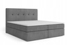 Boxspringbett mit Topper und Bettkasten, Polsterbett, Doppelbett, Bett Holly 