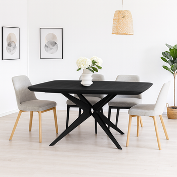 Ausziehbarer Eichentisch 110 cm x 200–300 cm, Modell T78