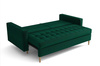 Schlafsofa mit Bettkasten 225 x 100 x 96 cm Moris 