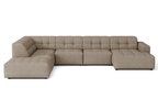 Ecksofa U-form links 364x262x70 cm modular Sofa Bergi 