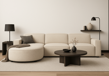 Ecksofa L-form, 3-Sitzer 284x102x70cm Lucas
