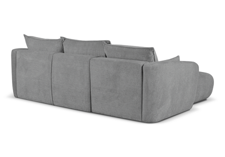 Ecksofa mit Schlaffunktion und Bettkasten, L-form 255x165x91 cm Lola