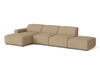 Ecksofa Rechts 4 Teile 341x102x70cm Lucas 
