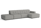 5-Sitzer-Ecksofa mit Ottomane BERGO 341 × 166 cm