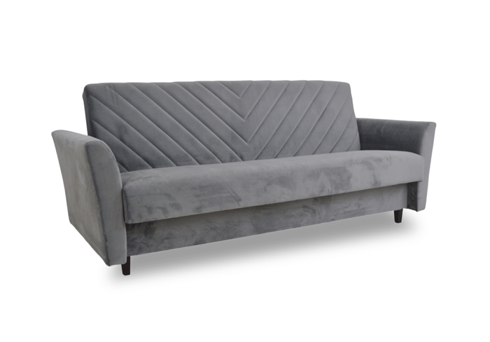 Sofa mit Schlaffunktion, Bettcouch, Schlafsofa mit Bettkasten Marino 210x97x90 cm