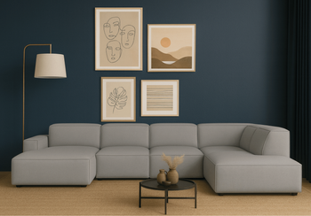 Ecksofa 5 Teile Links 364x166x70 cm Lucas