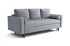 Schlafsofa mit Bettkasten 225 x 100 x 96 cm Moris 