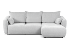 Ecksofa mit Schlaffunktion und Bettkasten, L-form 255x165x91 cm Lola