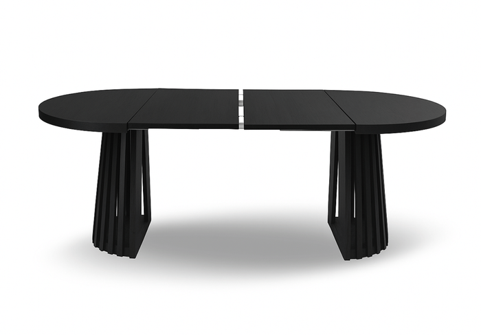 Runde Tisch, Holztisch, Esstisch, Klapptisch 110-210 cm T-77