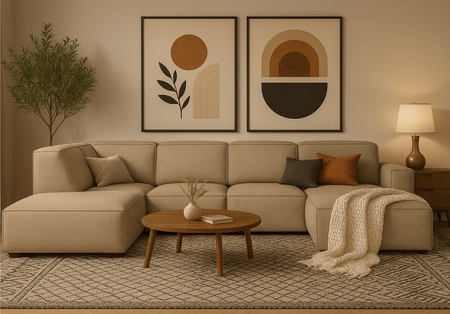 Ecksofa 5 Teile Links 364x166x70 cm Lucas 