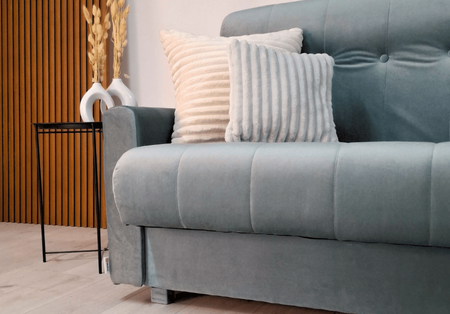 Sofa mit Schlaffunktion, Bettcouch, Schlafsofa mit Bettkasten Marion 205x85x87 cm