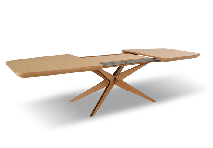 Ausziehbarer Eichentisch 110 cm x 200–300 cm, Modell T78