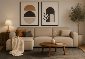 Ecksofa L-form, 3-Sitzer 284x102x70cm Lucas