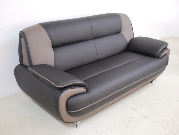 Sofa 2-Sitzer Couch Kunstleder ONYX 168x87x89 cm Kunstledersofa 2-er