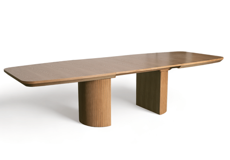 Tisch, Esstisch Auf Gerillten Beinen T71