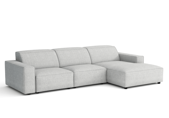 Ecksofa L-form, 3-Sitzer 284x102x70cm Lucas