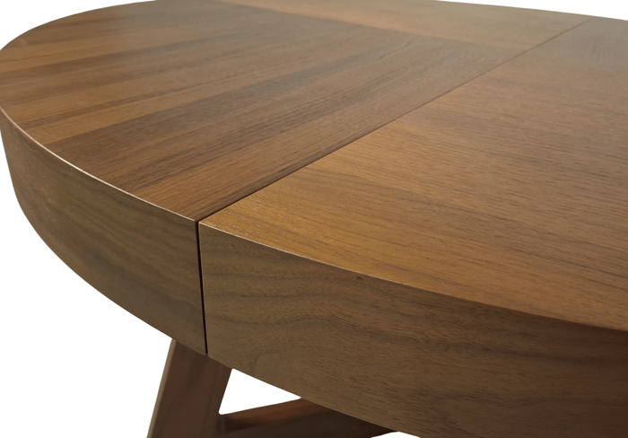 Runder Tisch, Esstisch, Holztisch T40 130-230 cm