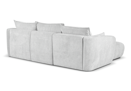 Ecksofa mit Schlaffunktion und Bettkasten, L-form 255x165x91 cm Lola