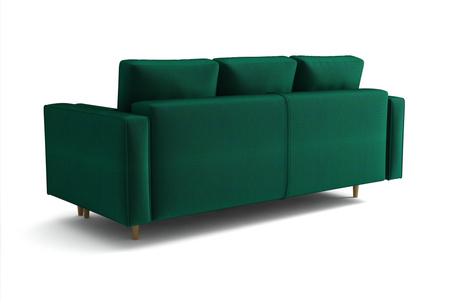 Schlafsofa mit Bettkasten 225 x 100 x 96 cm Moris 