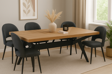 Tisch, Holztisch, Esstisch 200-300 cm T48