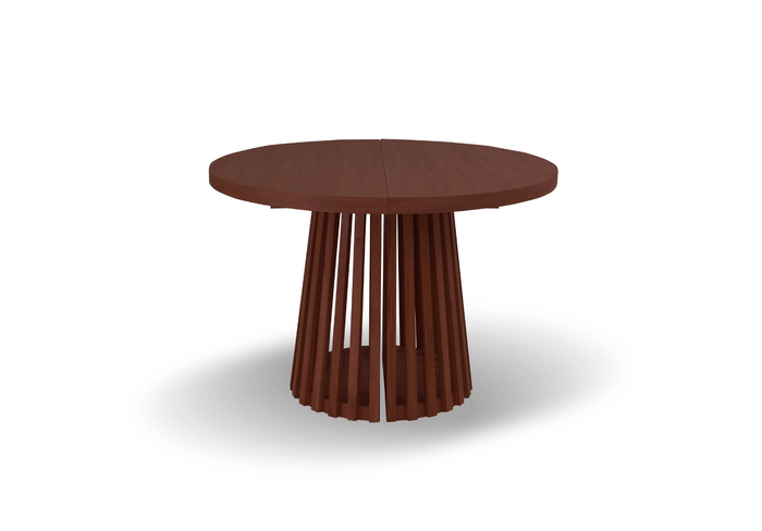 Runde Tisch, Holztisch, Esstisch, Klapptisch 110-210 cm T-77