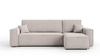 Ecksofa mit Schlaffunktion und Bettkasten L-form 244x142x80 cm Denis 