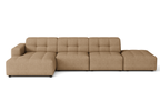 5-Sitzer-Ecksofa mit Ottomane BERGO 341 × 166 cm