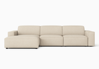 Ecksofa L-form, 3-Sitzer 284x102x70cm Lucas