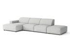 Ecksofa Rechts 4 Teile 341x102x70cm Lucas 