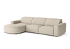 Ecksofa L-form, 3-Sitzer 284x102x70cm Lucas