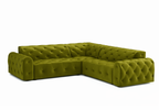 Ecksofa 254x254x80 cm Stil Chesterfield Candi