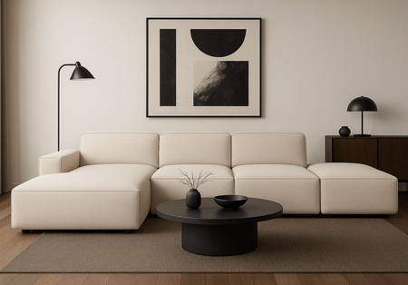 Ecksofa Rechts 4 Teile 341x102x70cm Lucas 