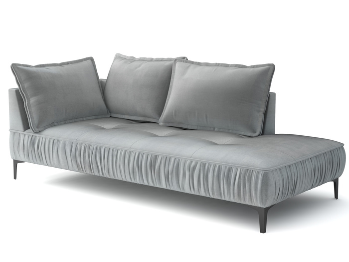 Chaiselongue modern mit Falten 213x98x85 cm Moriss