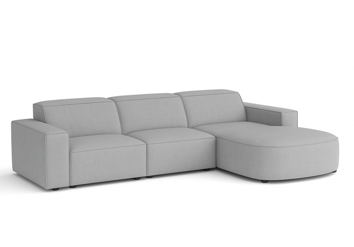 Ecksofa L-form, 3-Sitzer 284x102x70cm Lucas