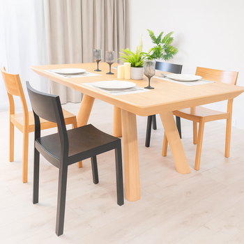 Holztisch Mateusz, rechteckig, ausziehbar, 100 cm x 180–380 cm, Modell T75