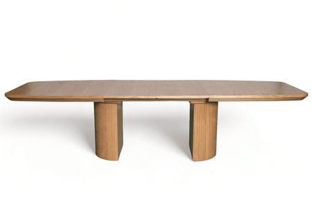 Tisch, Esstisch Auf Gerillten Beinen T71