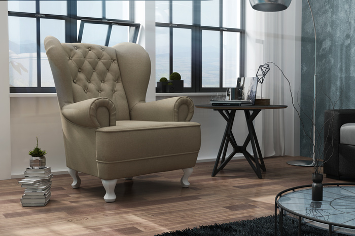 NEPAL 110x80 cm Ohrensessel mit Steppung