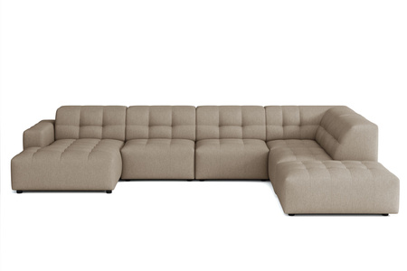 Ecksofa U-form links 364x262x70 cm modular Sofa Bergi 