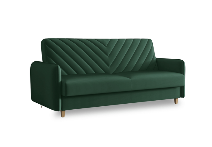 Sofa mit Schlaffunktion, Bettcouch, Schlafsofa mit Bettkasten Modeno 210x97x90 cm