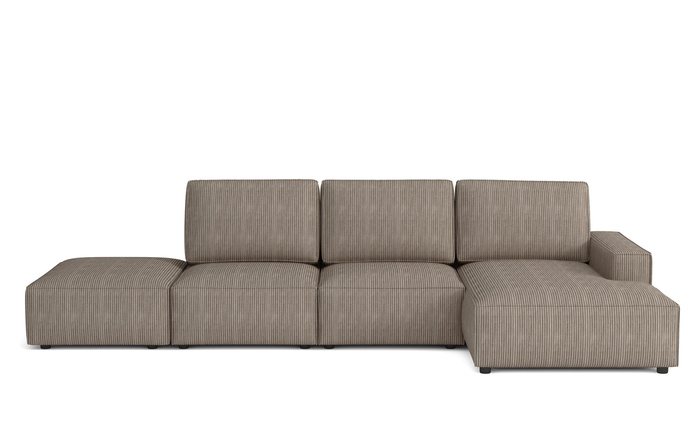 Modulare Ecksofa Links 341x166x90 cm L-form Fergi 