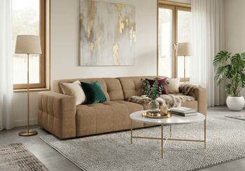 Sofa 244x102x70 cm Bergi Beige