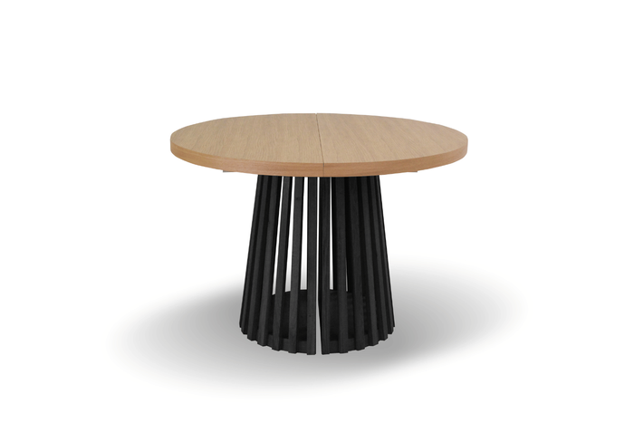 Runde Tisch, Holztisch, Esstisch, Klapptisch 110-210 cm T-77