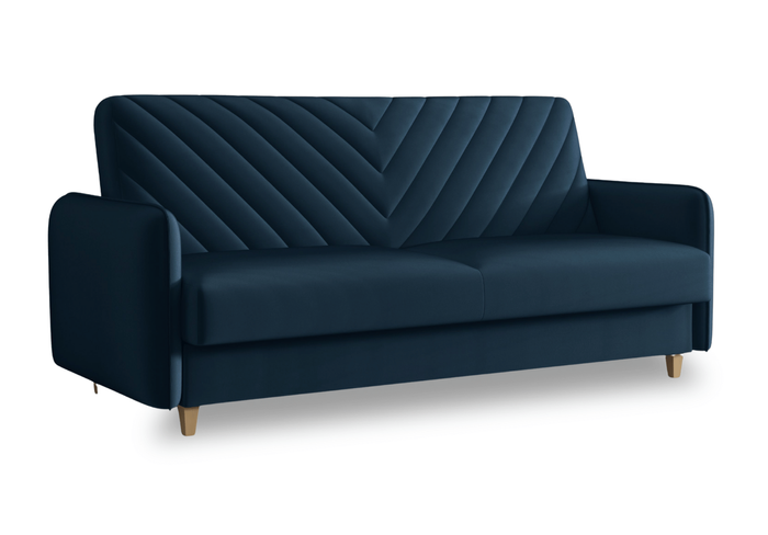 Sofa mit Schlaffunktion, Bettcouch, Schlafsofa mit Bettkasten Modeno 210x97x90 cm