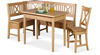Küchen Kollektion Essgruppe Frühstückecke Holz Buche Stuhl R-49